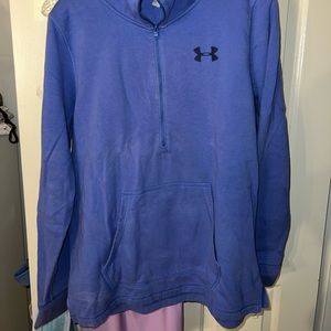 Blue under armor quarter zip